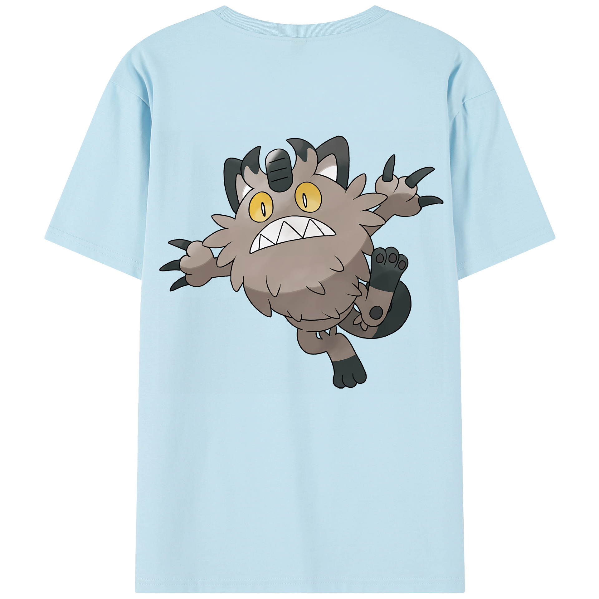 （画像用） ポケットモンスター Pokémon 綿100％半袖Tシャツ（背面プリント）